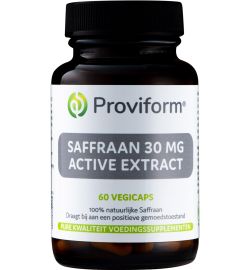 Proviform Proviform Saffraan 30 mg active extract (60vc)