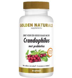 Golden Naturals Golden Naturals Blaas + probiotica (30vc)