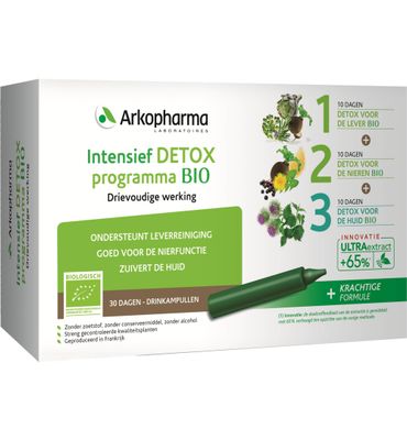 Arkopharma Bio detox 30 dagen kuur (30amp) 30amp