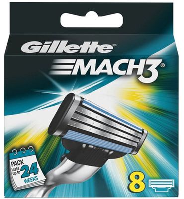 Gillette Mach3 mesjes (8st) 8st