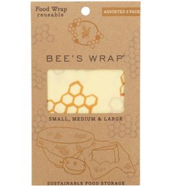 Bee's Wrap Bee's Wrap 3-Pack asscorted (1set)