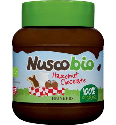 Brinkers Nuscobio hazelnootpasta bio (400g) 400g