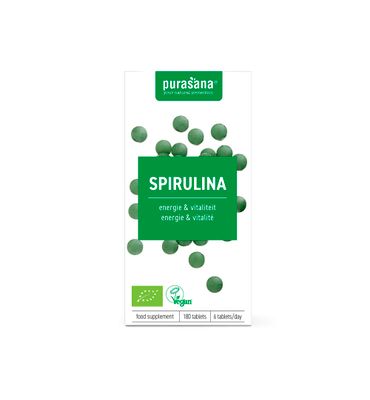Purasana Spirulina/spiruline vegan bio (180tb) 180tb