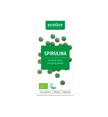 Purasana Spirulina/spiruline vegan bio (180tb) 180tb