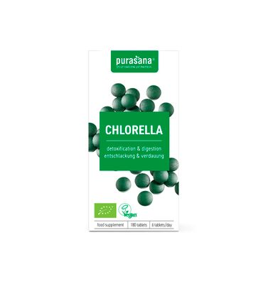 Purasana Chlorella vegan bio (180tb) 180tb