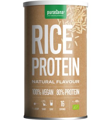 Purasana Vegan proteine rijst/riz bio (400g) 400g