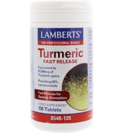 Lamberts Lamberts Curcuma fast release (Turmeric) (120tb)