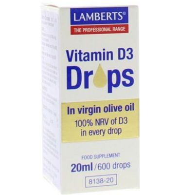 Lamberts Vitamine D3 druppels (20ml) 20ml