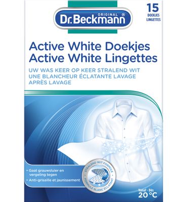 Dr. Beckmann Doekjes active white (15st) 15st