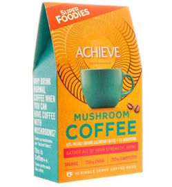 Superfoodies Superfoodies Mushroom coffee achieve 10 gram zakjes bio (10st)