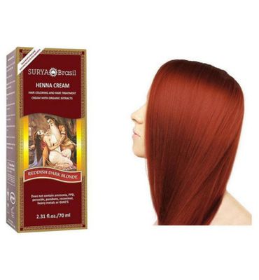 Surya Brasil Henna haarverf creme reddish dark blonde (70ml) 70ml