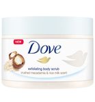 Dove Shower scrub macadamia en rice milk (225ml) 225ml thumb
