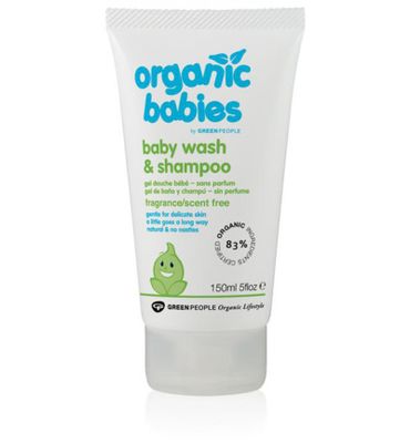 Green People Organic babies baby wash & shampoo scent free (150ml) 150ml