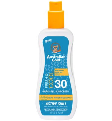 Australian Gold Fresh & cool active chill spray gel SPF30 (237ml) 237ml