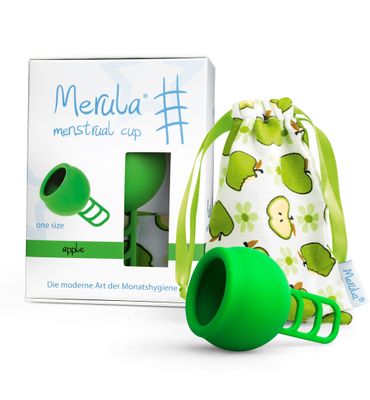 Merula Menstruatiecup apple groen (1st) 1st