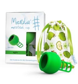 Merula Merula Menstruatiecup apple groen (1st)