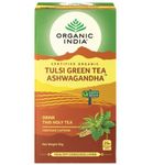 Organic India Tulsi green ashwagandha bio thee (25st) 25st thumb
