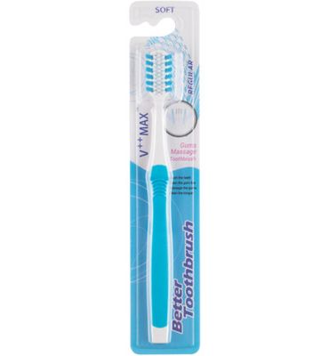 Better Toothbrush Tandenborstel regular soft blauw (1st) 1st