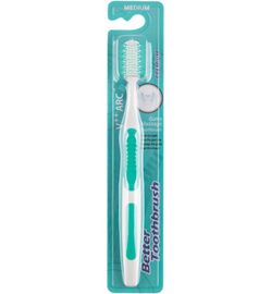 Better Toothbrush Better Toothbrush Tandenborstel premium medium groen (1st)