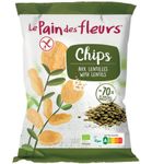 Le Pain des Fleurs Chips met linzen bio (50g) 50g thumb