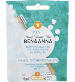 Ben & Anna Ben & Anna Toothpaste tabletten met fluor (36g)