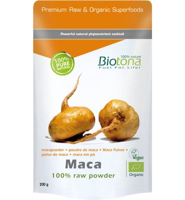 Biotona Maca raw powder bio (200g) 200g