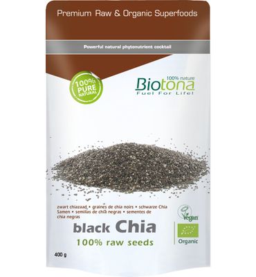 Biotona Black chia raw seeds bio (400g) 400g