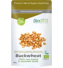 Biotona Biotona Buckwheat raw hulled & sprouted seeds bio (300g)