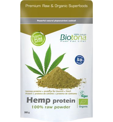 Biotona Hemp raw protein powder bio (300g) 300g