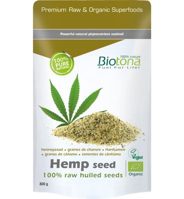 Biotona Hemp raw hulled seeds bio (300g) 300g