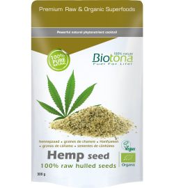 Biotona Biotona Hemp raw hulled seeds bio (300g)