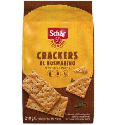 Dr. Schär Crackers rozemarijn (210g) 210g