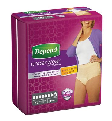 Depend Pants female super maat XL (9st) 9st