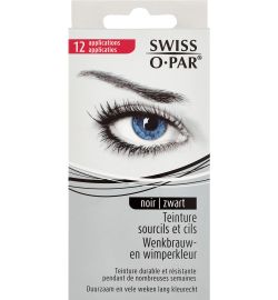 Swiss-O-Par Swiss-O-Par Wenkbrauwen + wimperkleur zwart (1set)