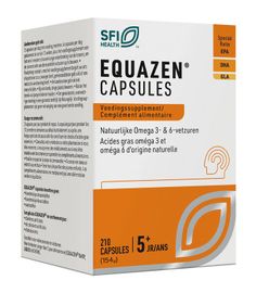Equazen Equazen Eye q capsules omega 3- & 6-vetzuren (210ca)