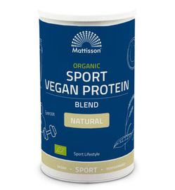 Mattisson Healthstyle Mattisson Healthstyle Organic sport vegan protein blend natural (500g)