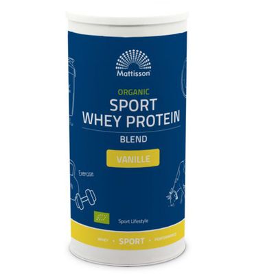 Mattisson Healthstyle Organic sport whey protein blend vanille (450g) 450g