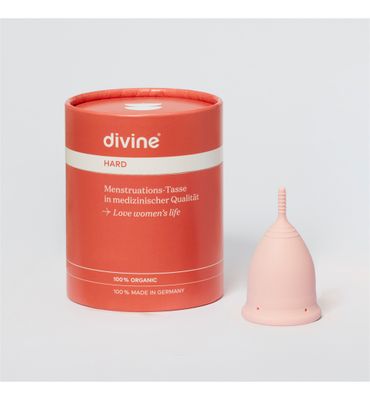 Divinecup Menstruatiecup pretty in pink maat L hard (1st) 1st