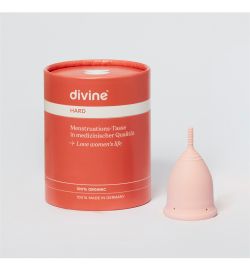 Divinecup Divinecup Menstruatiecup pretty in pink maat L hard (1st)