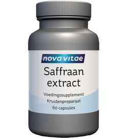Nova Vitae Nova Vitae Saffraan extract 88.5 mg (Crocus sativus) (60ca)
