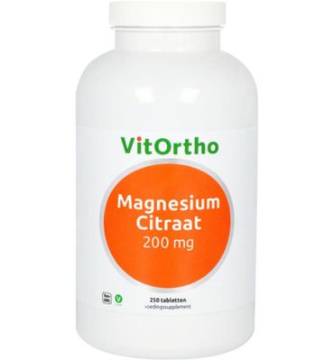 VitOrtho Magnesium citraat 200 mg (250tb) 250tb