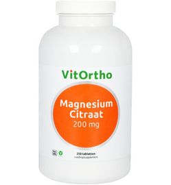 Vitortho VitOrtho Magnesium citraat 200 mg (250tb)