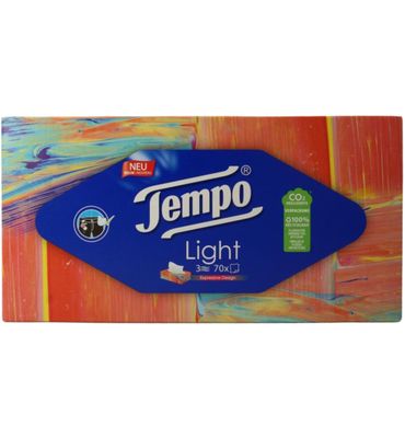 Tempo Tissue box light 3-laags (70st) 70st