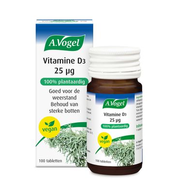A.Vogel Vitamine D3 25ug (100tb) 100tb