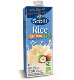 Riso Scotti Riso Scotti Rice drink hazelnut bio (1000ml)