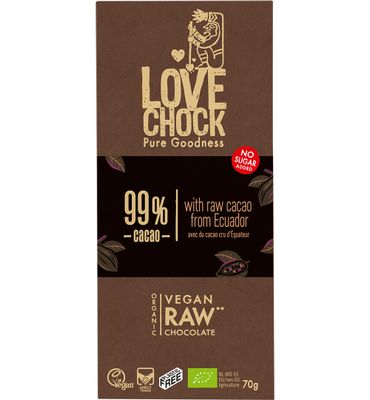 Lovechock Extreme dark 99% pure bio (70g) 70g