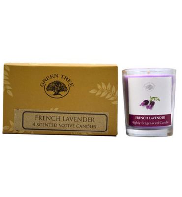 Green Tree Geurkaars french lavender (55g) 55g