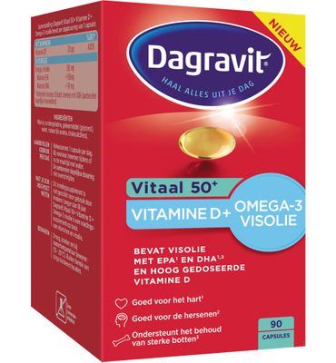 Dagravit Vitaal 50+ omega/vitamine D (90ca) 90ca