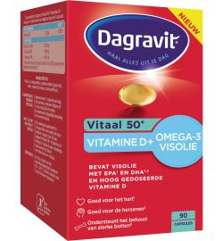 Dagravit Dagravit Vitaal 50+ omega/vitamine D (90ca)