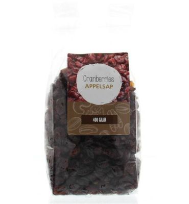 Mijnnatuurwinkel Cranberries gezoet met appeldiksap (400g) 400g